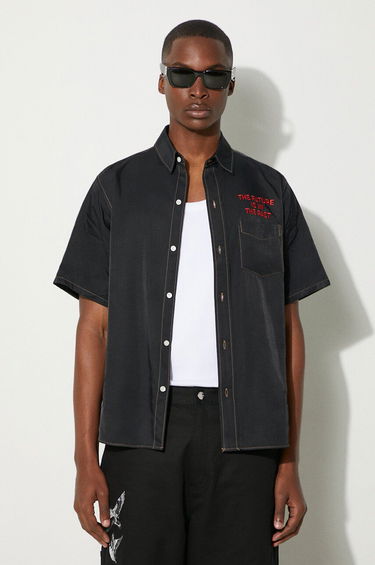 Skjorte Human Made Regular Fit Dragon Shirt Sort | HM27SH016, 1
