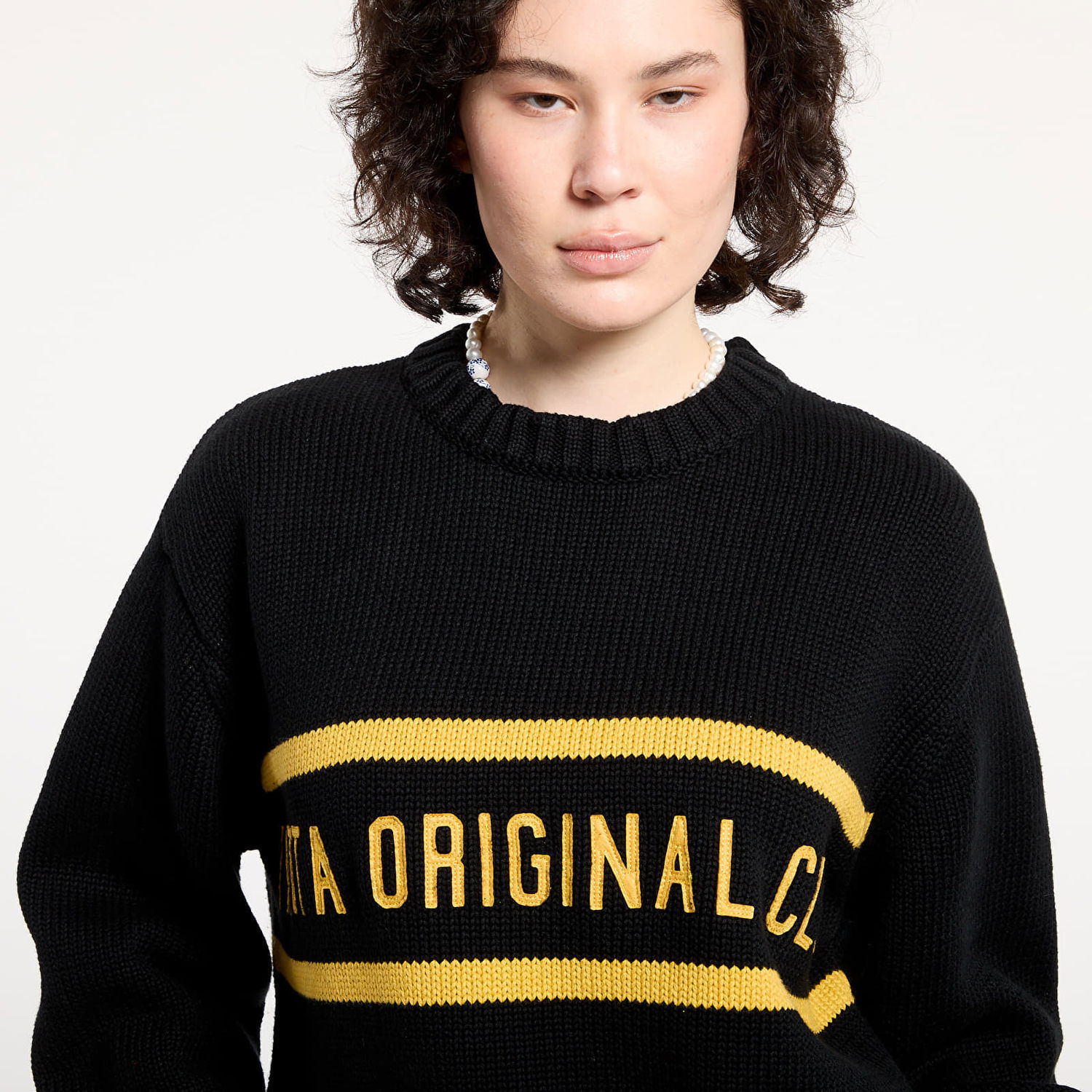 Sweater Patta Original Clothing Knitted Jumper Black Sort | POC-AW24-7000-324-0341-001, 1