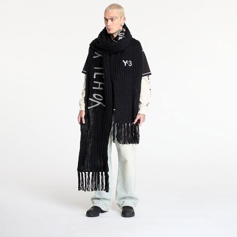 Tørklæde Y-3 Y-3 Chunk Scarf Universal Sort | JX8302