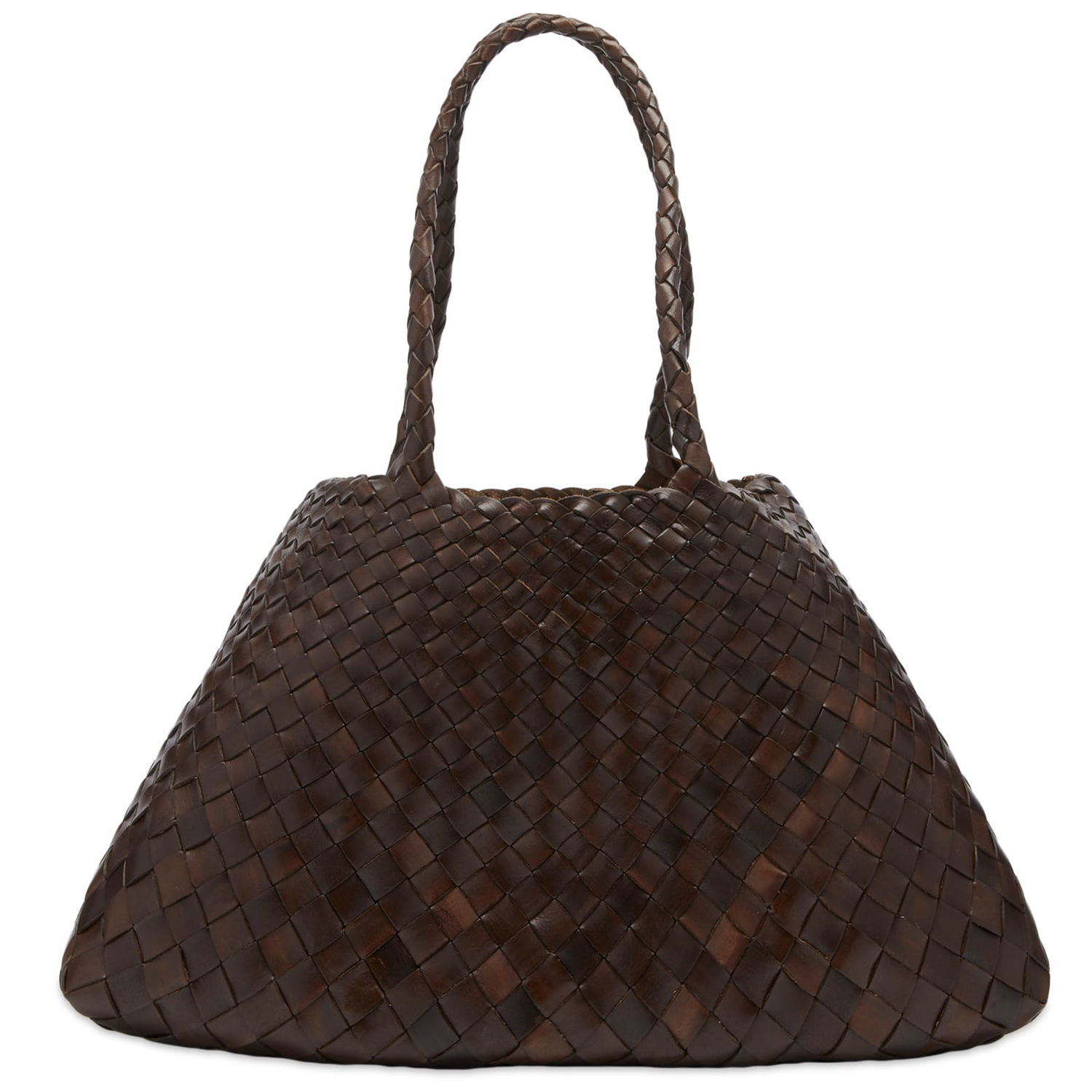 Håndtaske Dragon Diffusion Santa Croce Large Bag Brun | 8892-DARKBROWN, 0