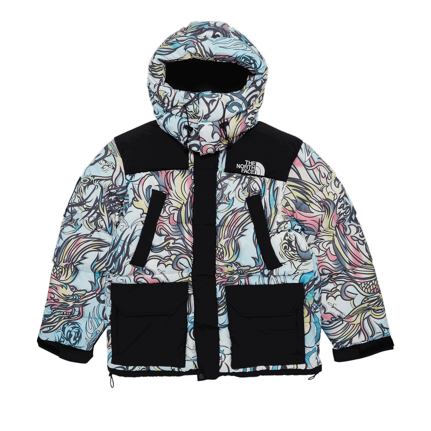 Parka Supreme The North Face x 700-Fill Down Parka Flerfarvet | FW22J6 MULTICOLOR DRAGON, 0