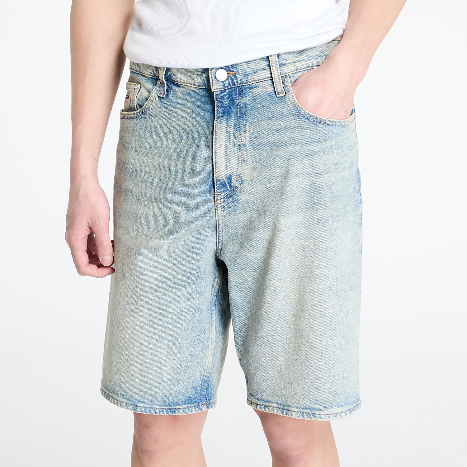 Shorts Tommy Hilfiger Tommy Jeans Isaac Relaxed Denim Shorts Blå | DM0DM20958 1A5, 1
