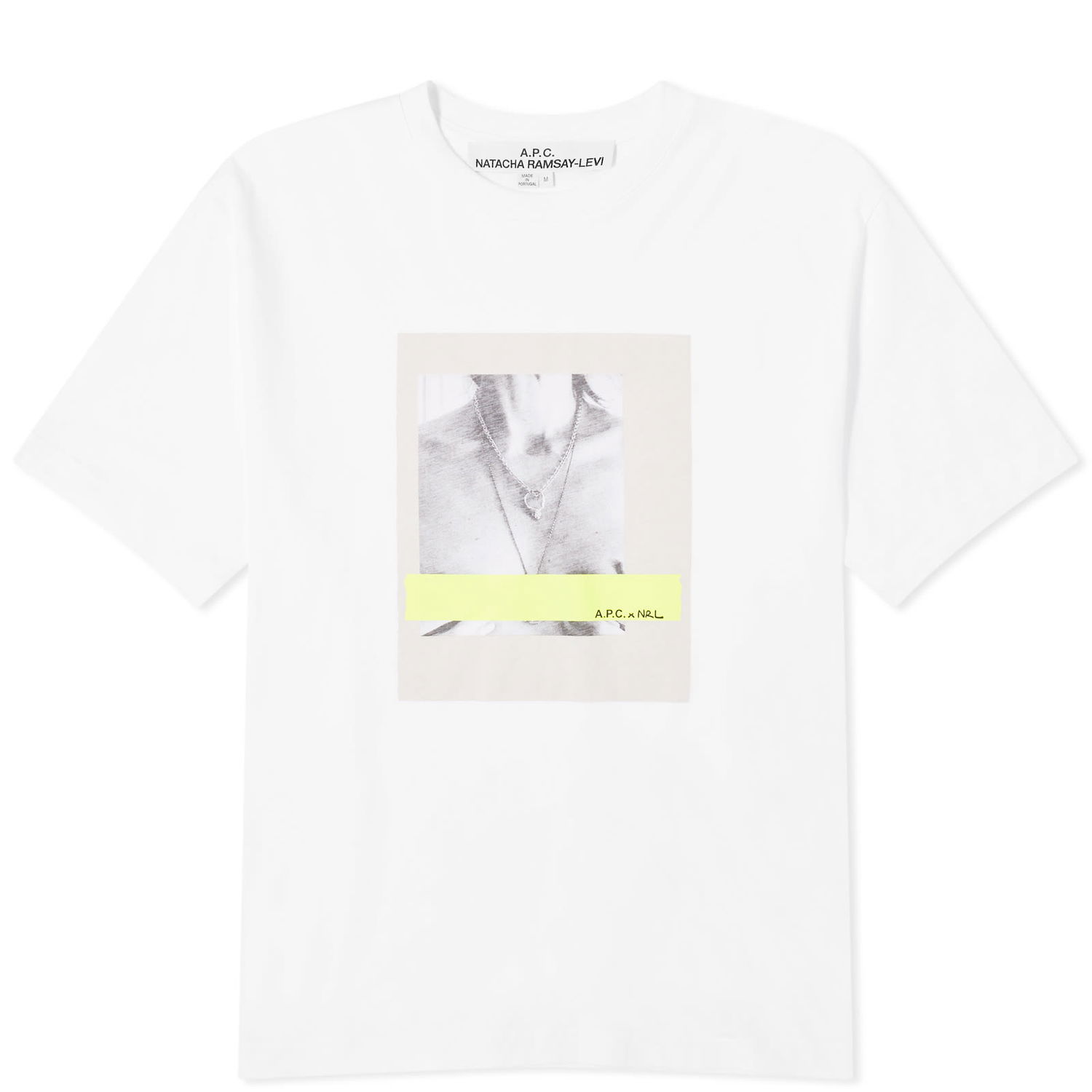 T-shirt A.P.C. New Haven Graphic T-Shirt White Hvid | COGYJ-H26368-DAM, 0
