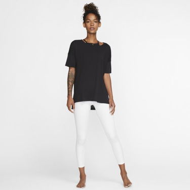 T-shirt Nike Yoga Short-Sleeve Top Sort | CJ9326-010, 2