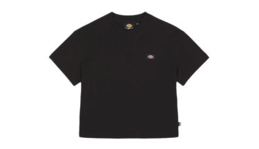 Crop top Dickies Oakport Cropped T-Shirt Sort | DK0A4Y8L-BLK, 0