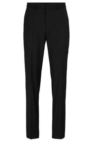 Bukser BOSS Wool Blend Formal Trousers Sort | 50479999, 0