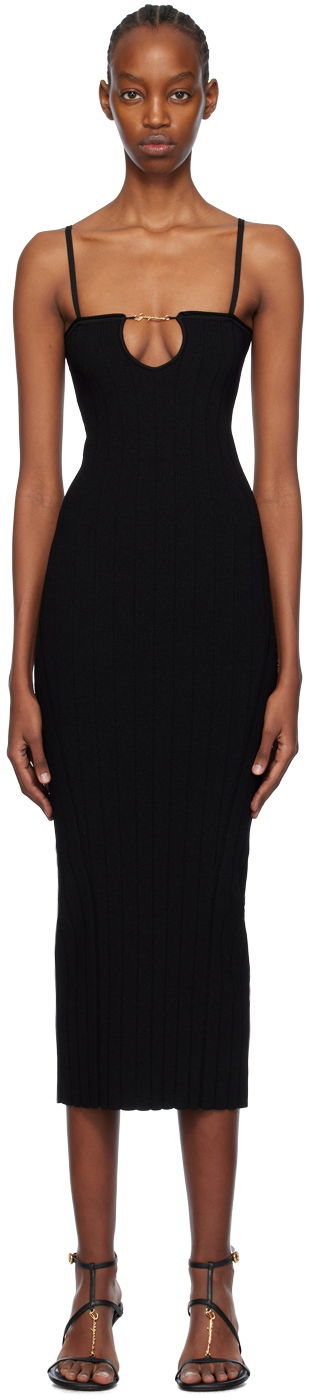 Kjole Jacquemus Sierra Midi Dress Sort | 24E241KN358-2355, 0