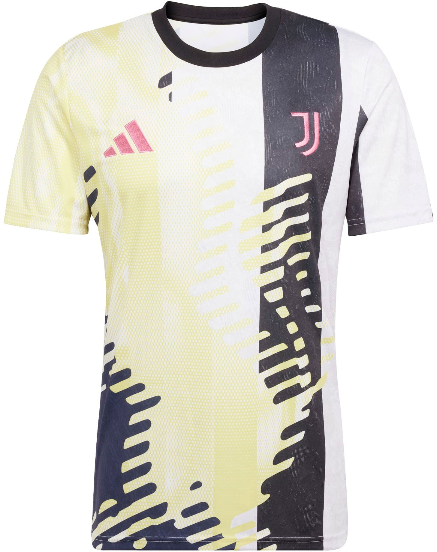 Jersey adidas Performance Juventus 24/25 Pre-Match Striped Graphic Training T-Shirt Hvid | JE4307, 1