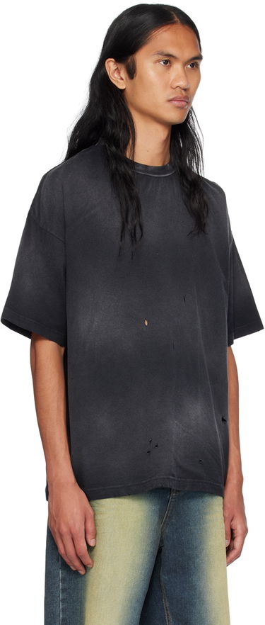 T-shirt We11done Distressed T-Shirt Sort | WD-TT2-24-742-U-BK, 1