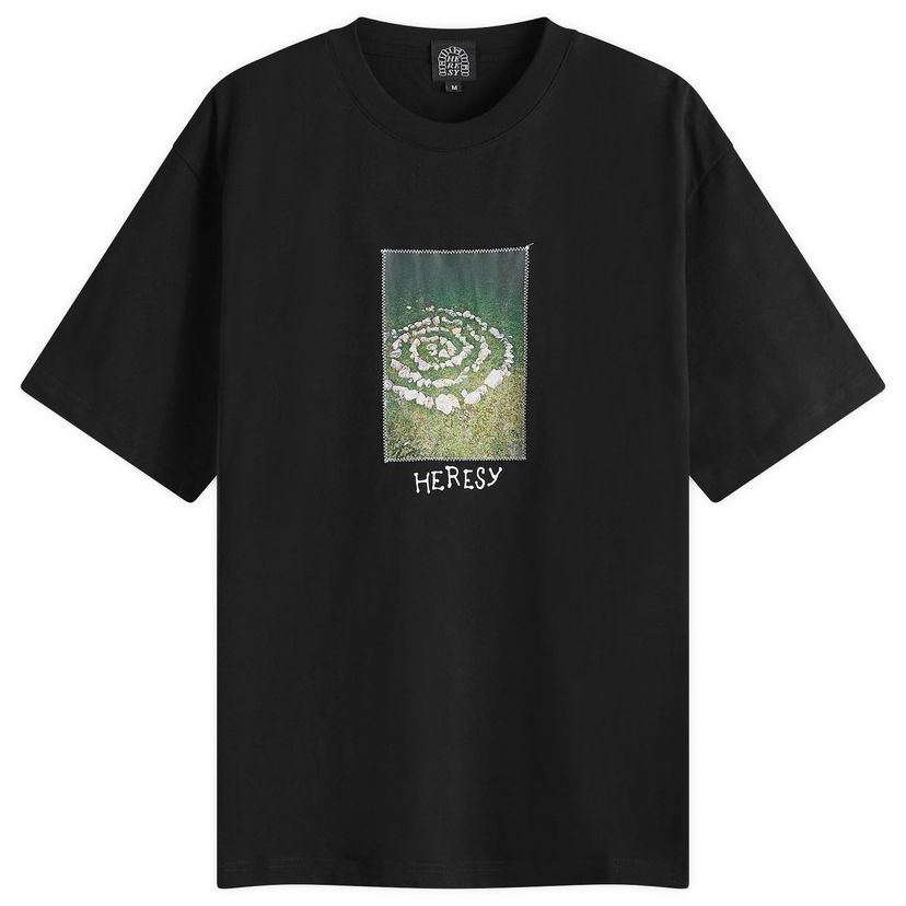 T-shirt Heresy Spiral T-Shirt Sort | HAW24-T02B