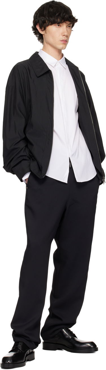 Skjorte WOOYOUNGMI WOOYOUNGMI Concealed Button Shirt Hvid | W251DS01, 3