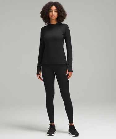 Leggings lululemon Fast and Free High-Waisted Fleece Pockets Leggings 71 cm Size 10 Sort | prod11530529, 1