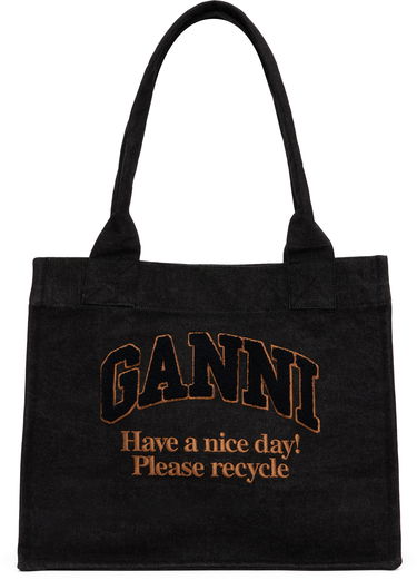 Mulepose GANNI GANNI Large Denim Tote Sort | A6583, 0
