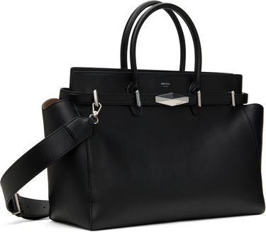 Håndtaske Jimmy Choo Jimmy Choo Diamond Belted Top Handle Bag Sort | DIAMOND BELTED TH/M, 1