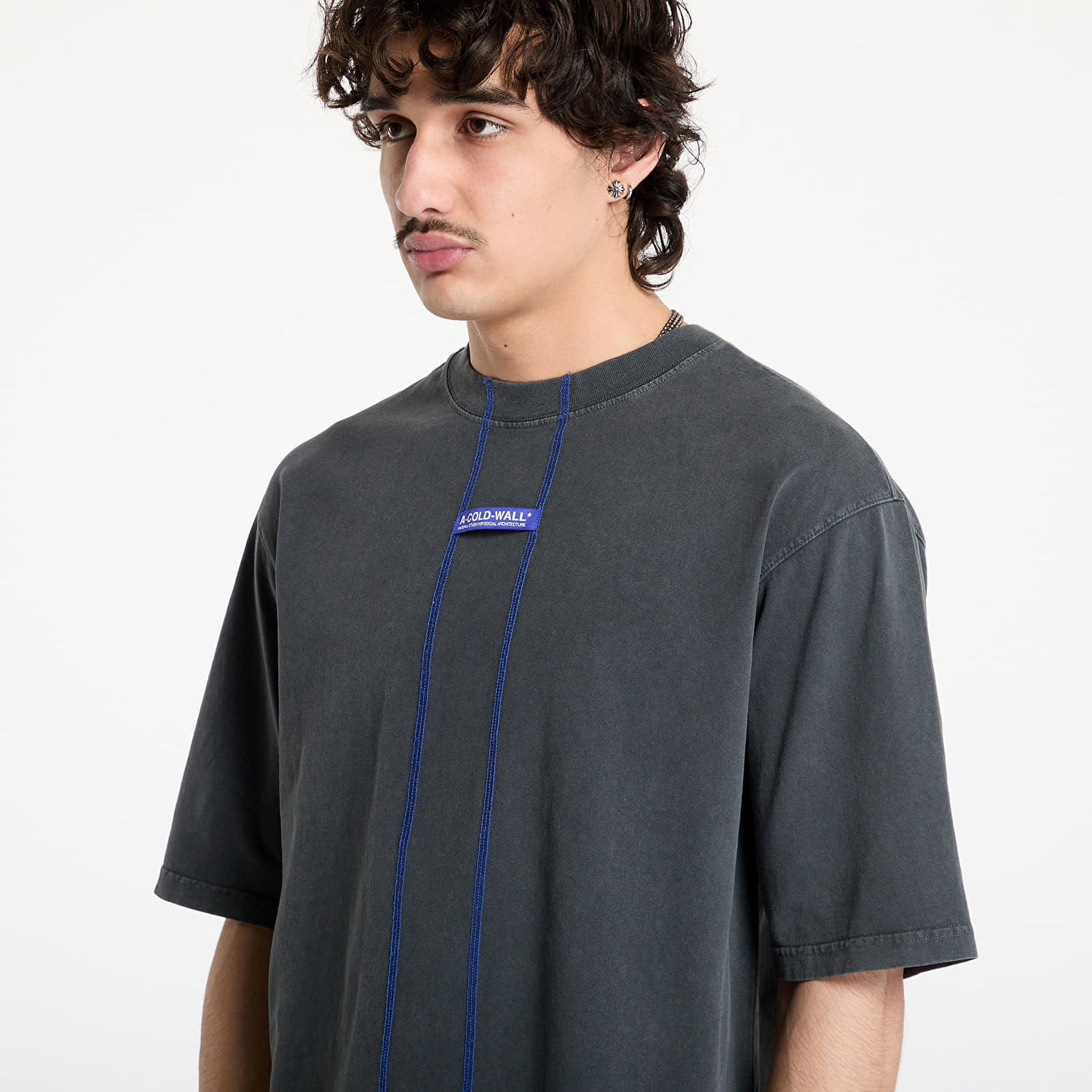 T-shirt A-COLD-WALL* A-COLD-WALL* Schema T-Shirt Grå | ACWMTS205 Black, 1