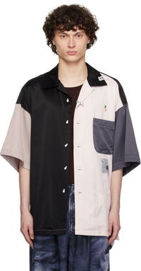 MIHARA YASUHIRO Crazy Pattern Short-Sleeve Shirt