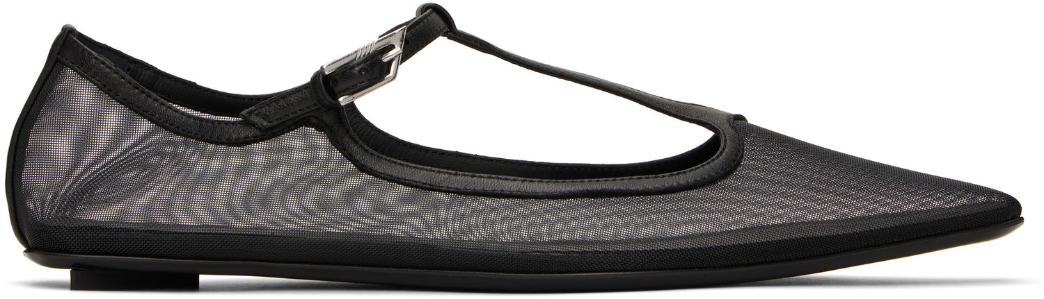 Kjole The Attico Attico Juno Ballerina Flats Sort | 250WSH00858 PAA082AA, 0