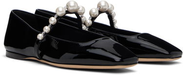 Skopleje Jimmy Choo Jimmy Choo Ade Pearl Ballerina Flats Sort | ADE FLAT, 3