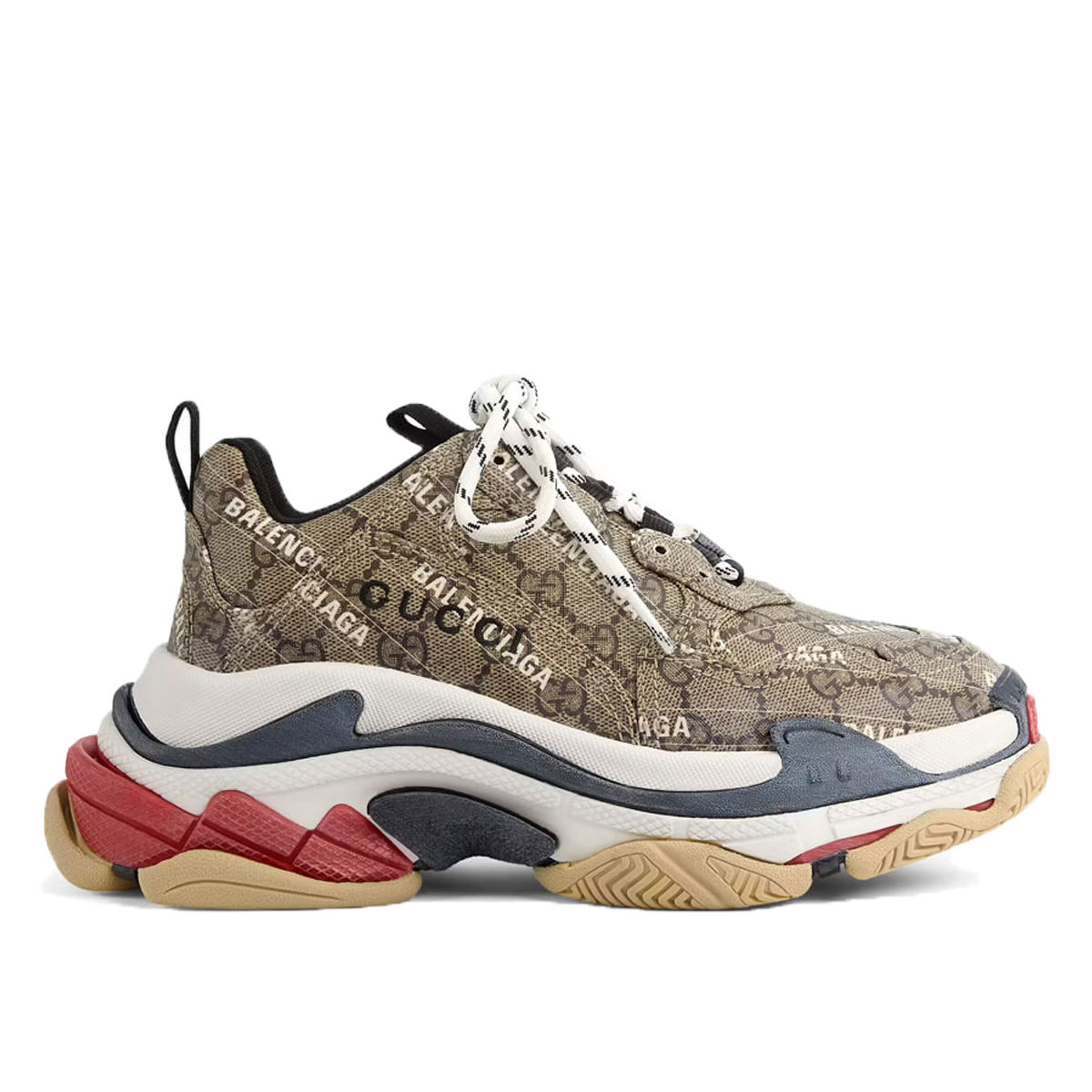 Sneakers og sko Balenciaga Gucci x Triple S "The Hacker Project" Brun | 681066ULZ10 9795, 0
