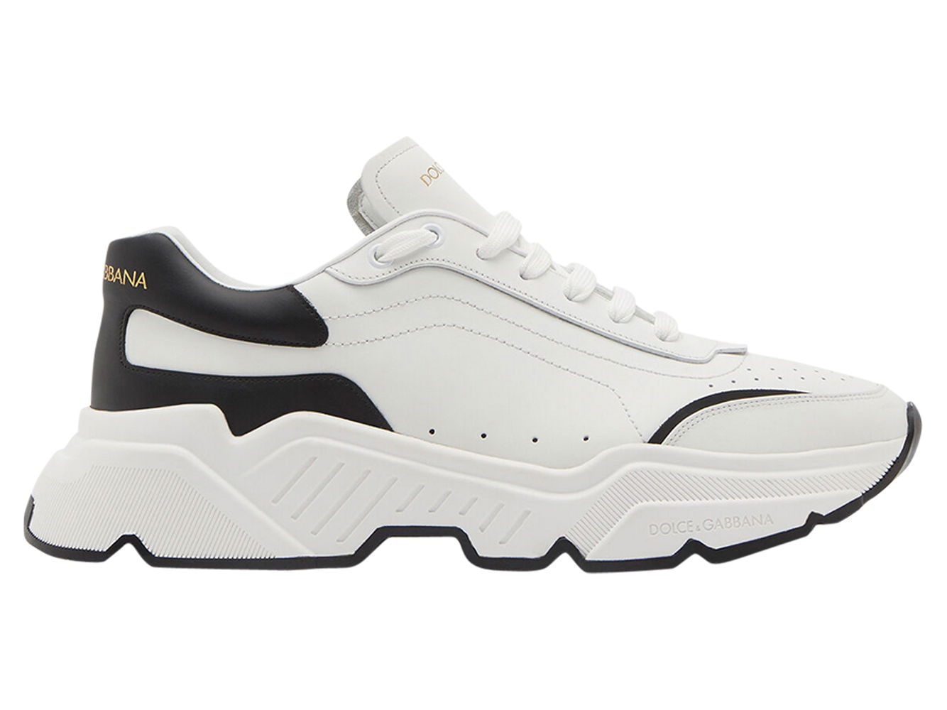 Sneakers og sko Dolce & Gabbana Daymaster Low White Black Hvid | CS1791 AX589 89697, 0