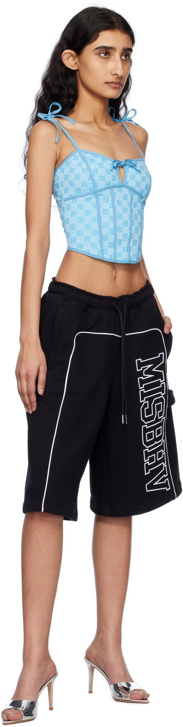 Tanktop MISBHV MISBHV Monogram Coquette Tank Top Blå | 250W114, 3