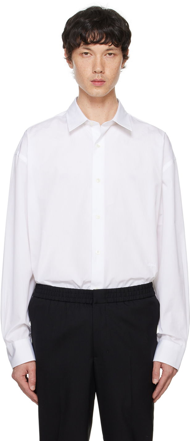 Skjorte AMI Shirt Boxy Fit Hvid | USH176.CO0063