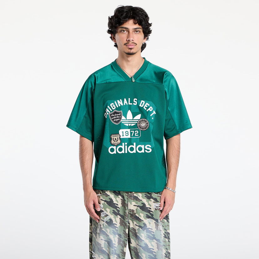 Jersey adidas Originals adidas Originals Dept. Graphic Mesh Jersey Grøn | KD6251