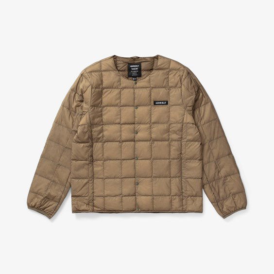 Jakke GRAMICCI Inner Down Jacket x Taion Brun | G2FU-J082-TG-BGE, 0