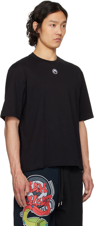 T-shirt Marine Serre Organic Cotton Plain T-Shirt Sort | MTT077A CJER0009, 1