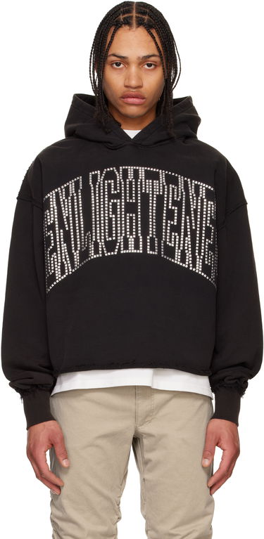 Sweatshirt MISBHV MISBHV 'Enlighted' Cropped Hoodie Sort | 250M215, 0