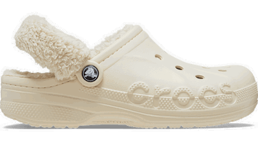 Sneakers og sko Crocs Baya Lined Fuzz-Strap Clogs Beige | 206633-11S, 0