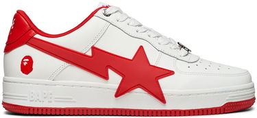 Sneakers og sko BAPE Bape Sta OS #2 White/Red Hvid | 1K20-191-314-RED, 0