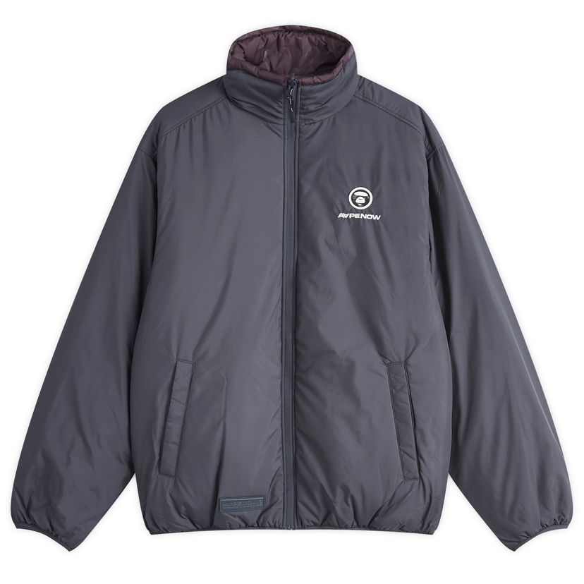 Puffer jakke AAPE by A Bathing Ape AAPE Now Reversible Camo Padded Jacket Grå | AAPJKM7658XXNGYD