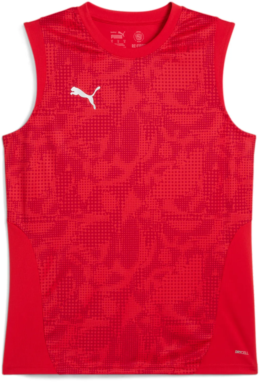 Tanktop Puma Puma TeamCUP Training Jersey Rød | 659168-01