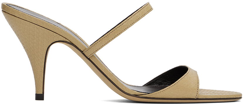 Tilbehør The Row The Row Vika Heeled Sandals Beige | F1548-E14
