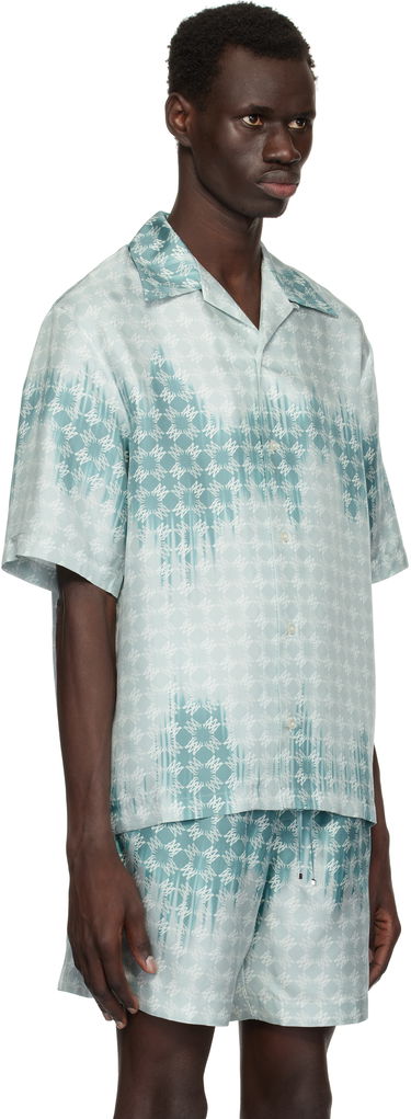 Skjorte AMIRI Amiri MA Quad Bleached Camp Shirt Beige | AMSTCA1110, 4