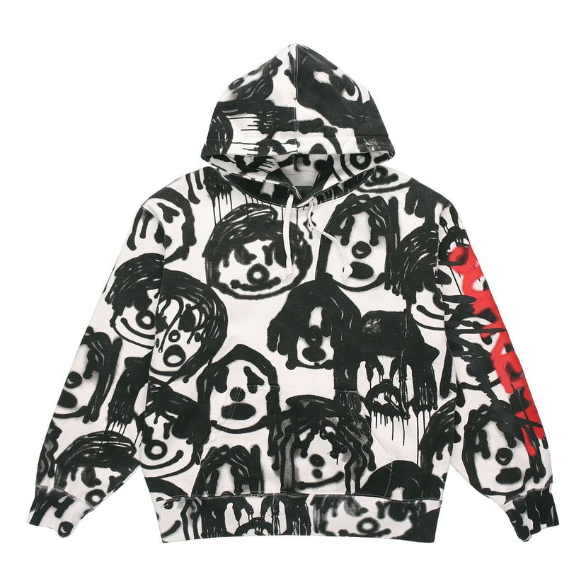 Sweatshirt Supreme Supreme x Yohji Yamamoto Men's Graphic Print Pullover Hoodie Hvid | SUP-FW20-102