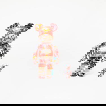 Collectible Medicom Toy BE@RBRICK 007 YOU ONLY LIVE TWICE 100% & 400% Set Rød | MT_0046, 0