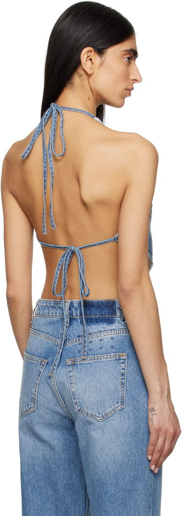 Tanktop Ksubi Ksubi Bolt Swept Denim Halter Top Blå | WSP25FT005, 2
