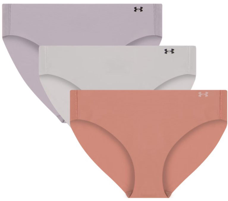 Trusser Under Armour Pure Stretch No Show Bikini Underwear - 3 Pack Flerfarvet | 1383897-696, 0