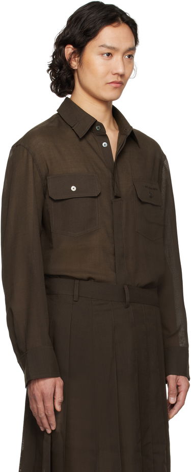 Skjorte Feng Chen Wang Feng Chen Wang Triple Cut Shirt Brun | FUS19SR22, 1