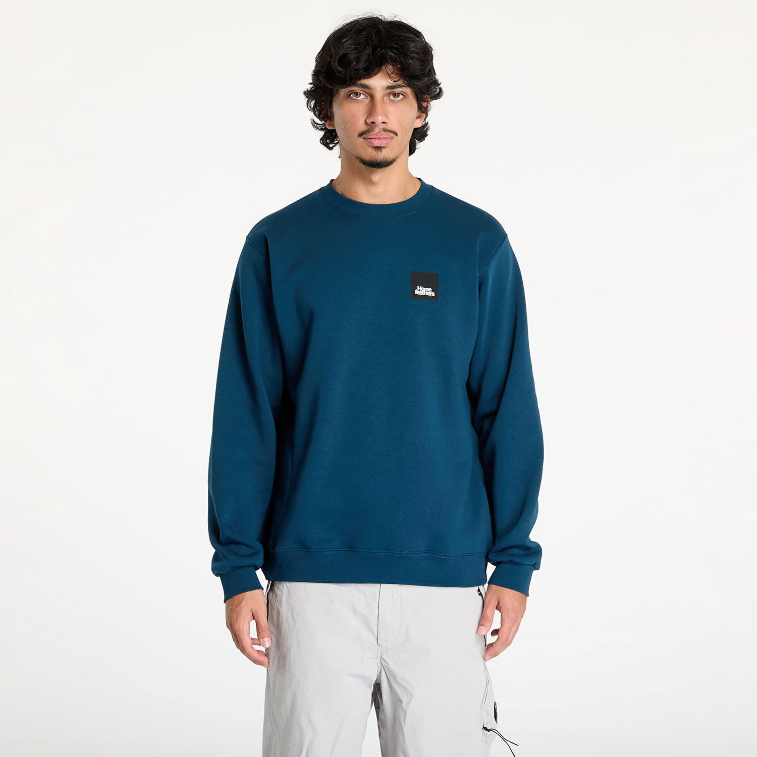 T-shirt Horsefeathers Dunk Sweatshirt Pond M Mørkeblå | SM1225R, 0