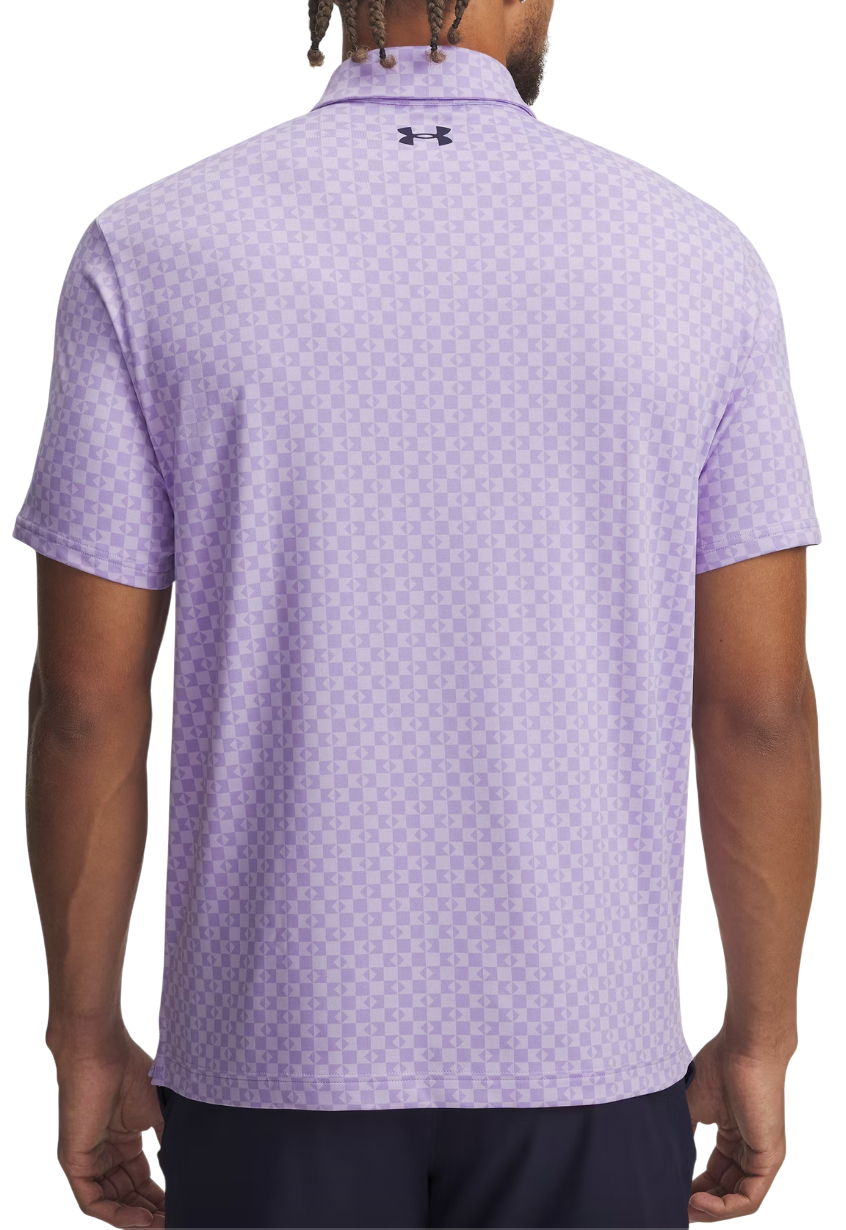 Polo skjorte Under Armour Playoff 3.0 Checked Printed Polo Lilla | 1378677-538, 1