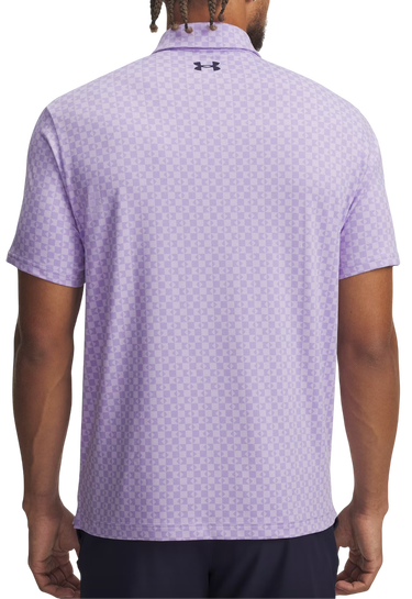 Polo skjorte Under Armour Playoff 3.0 Checked Printed Polo Lilla | 1378677-538, 1