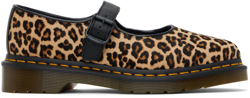 Tøj Dr. Martens Dr. Martens Elphie Leopard Mary Janes Beige | 41651200