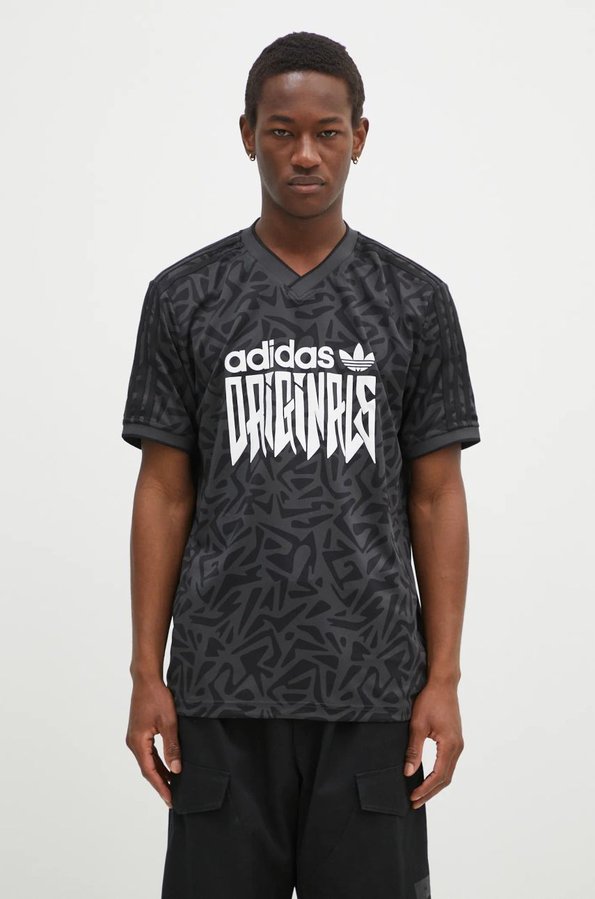 T-shirt adidas Originals Abstract Print Jersey T-Shirt Sort | IX9654, 0