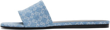 Tilbehør Givenchy Givenchy 4G Denim Slides Blå | BE306FE2BN420, 2