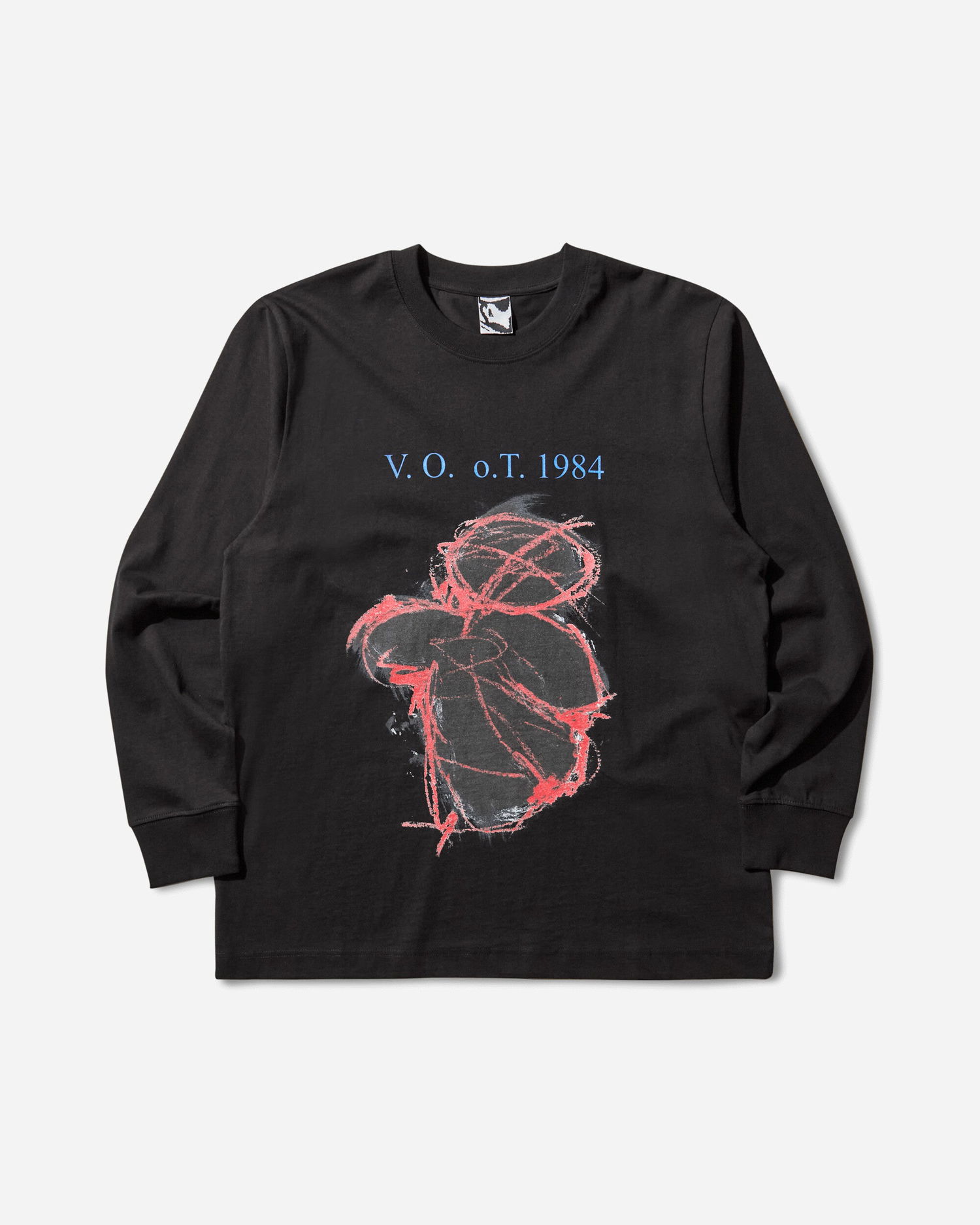 T-shirt GR10K Heavyweight Longsleeve Tee Sort | CG023199EN66 66, 1