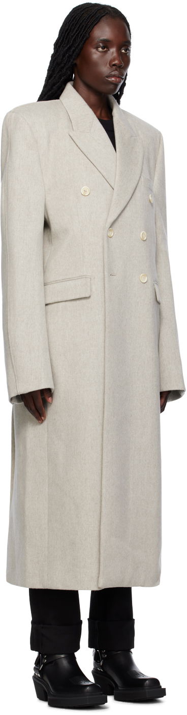 Frakker VETEMENTS VTMNTS Tailored Double-Breasted Coat Grå | VL18CO600W, 1