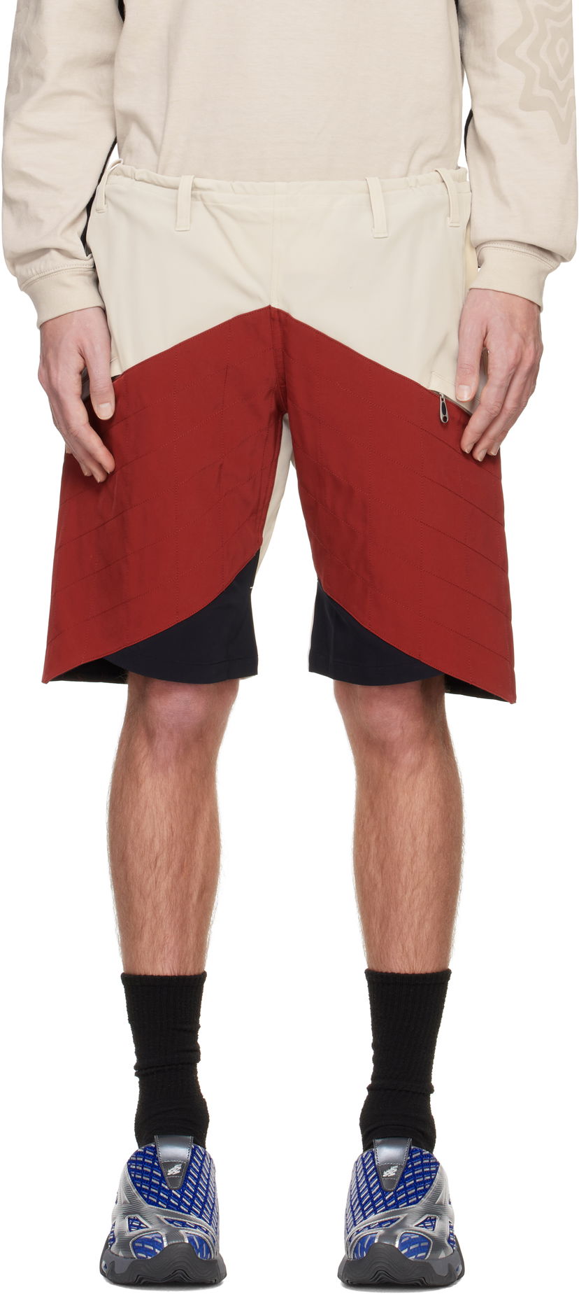 Shorts Asics Liatrisory Colorblock Shorts Rød | 2203A293-020